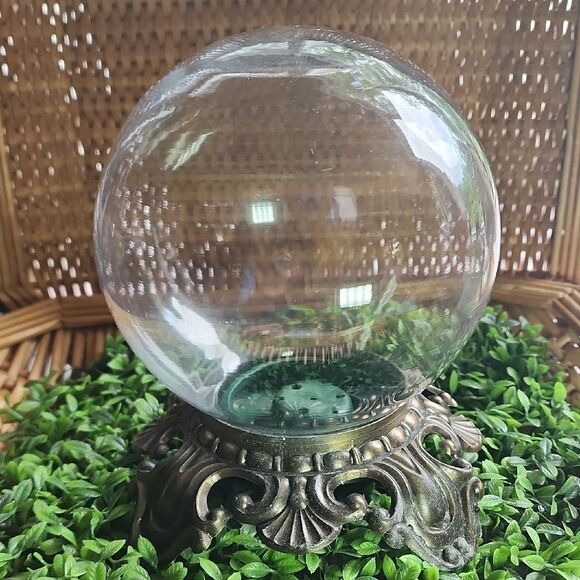 Floral Bloom Snowglobe Vintage - Picture 1 of 6